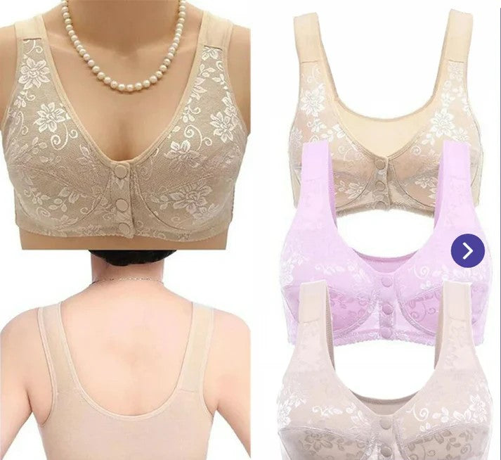 PACK OF 3 Button Bra Maternity - Imported Quality