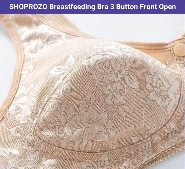 PACK OF 3 Button Bra Maternity - Imported Quality
