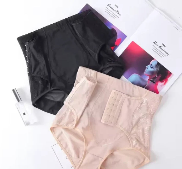 Women Body Fit Slim Waist Trainer with Hooks Tummy Control Panties Butt Lifter Shapewear Belt Slimming Underwear Panty