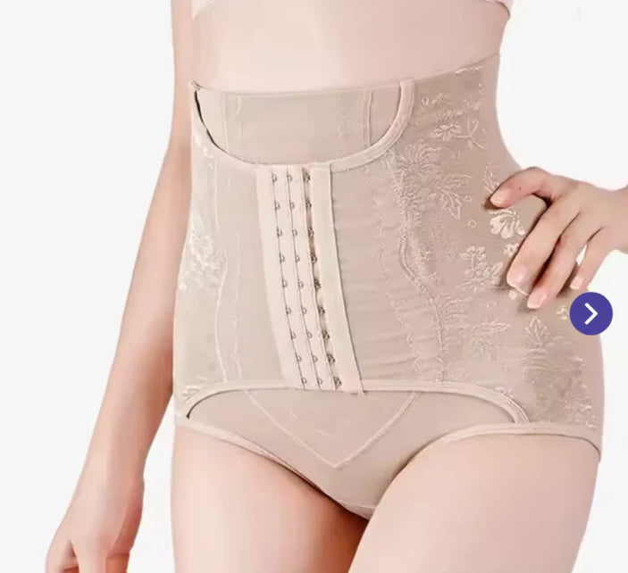 Women Body Fit Slim Waist Trainer with Hooks Tummy Control Panties Butt Lifter Shapewear Belt Slimming Underwear Panty